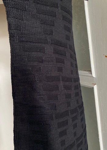 Düğmeli Uzun Gri Kadın Ceket - Görsel 5