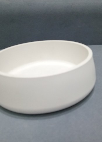 Beden beyaz Renk Büyük yuvarlak mum tabağı 17cm