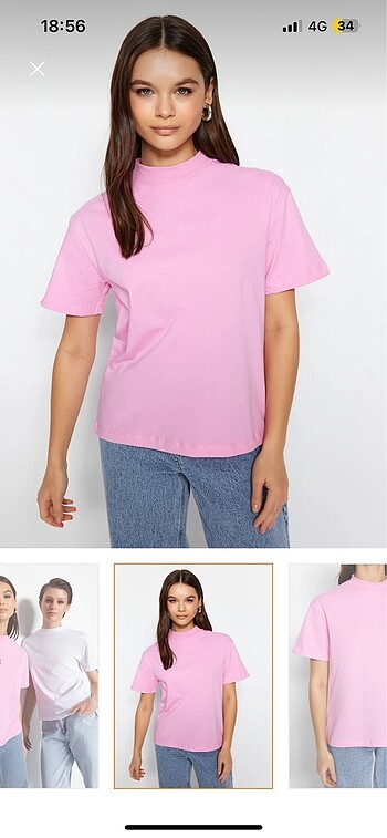 Milla pembe tshirt