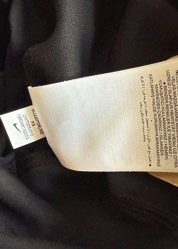 xs Beden siyah Renk Orijinal Nike Yoga 7/8 tayt, sıfır