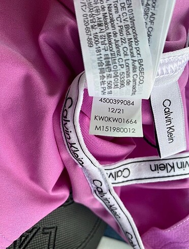 xs Beden mor Renk Calvin Klein xs