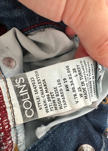 Colin's Colins Düğmeli Mavi Kadın Denim Pantolon