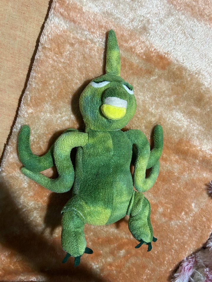 Renkli Yeşil Ahtapot Peluş Oyuncak - Görsel 3