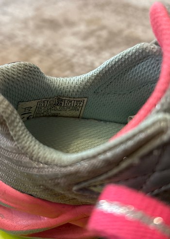 Kız Çocuk Gri Spor Ayakkabı Velcro - Görsel 4