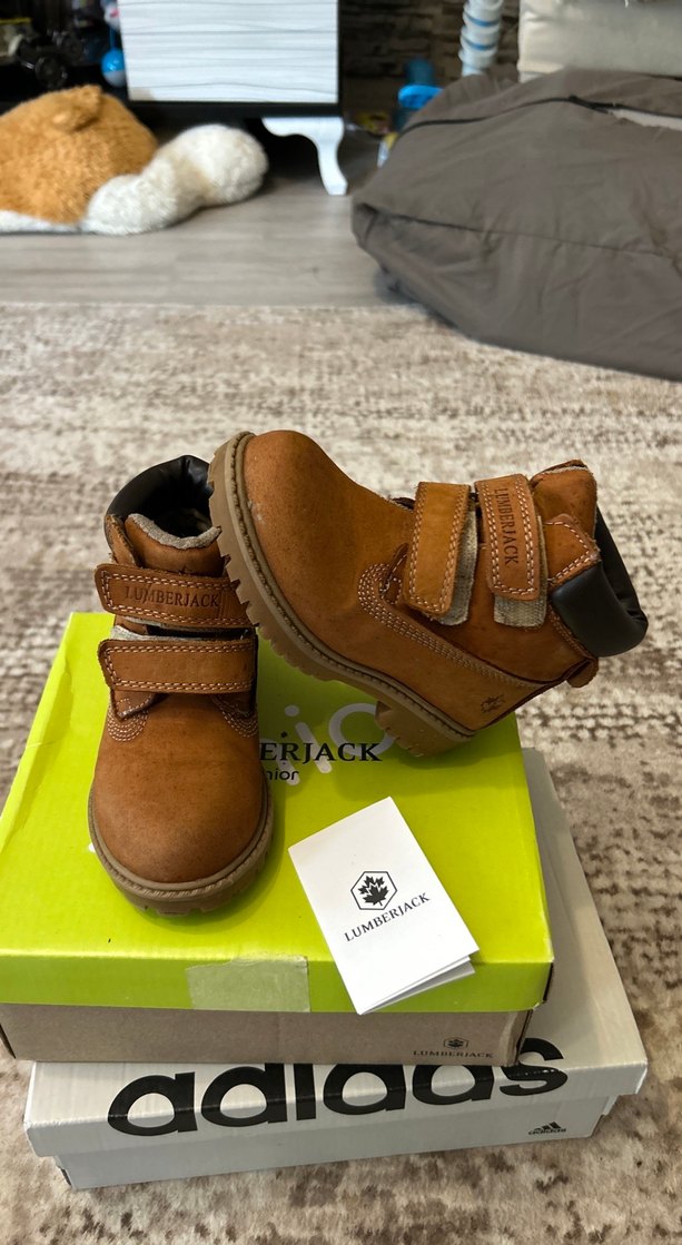 Erkek Çocuk Kahverengi Süet Cırtlı Bot - Görsel 2