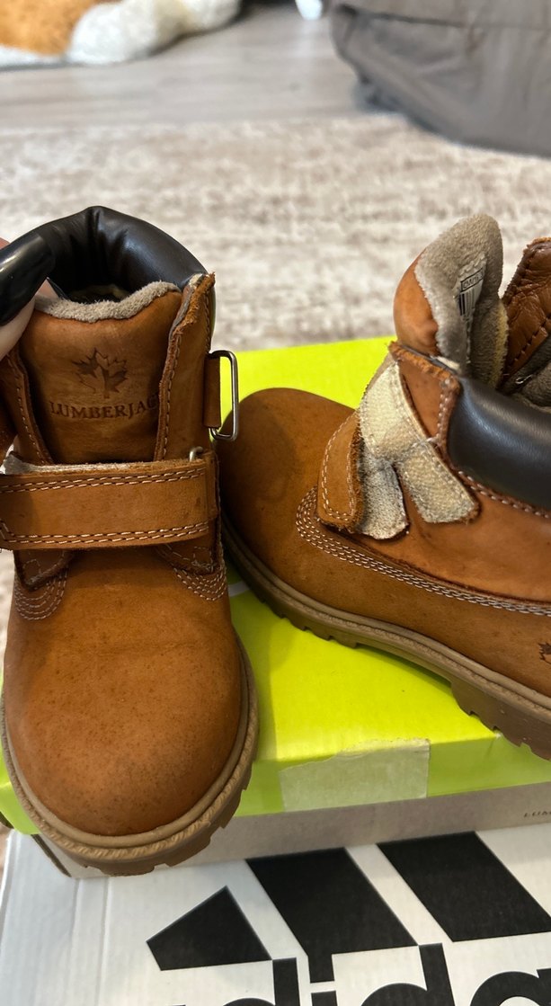 Erkek Çocuk Kahverengi Süet Cırtlı Bot - Görsel 5