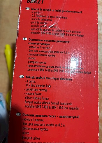 Budget Yüksek Basınçlı Temizleyici Aksesuar Seti - Görsel 3