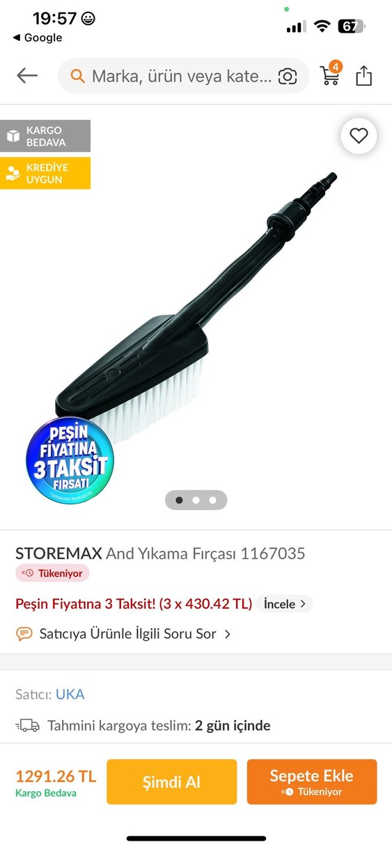 Budget Yüksek Basınçlı Temizleyici Aksesuar Seti - Görsel 4