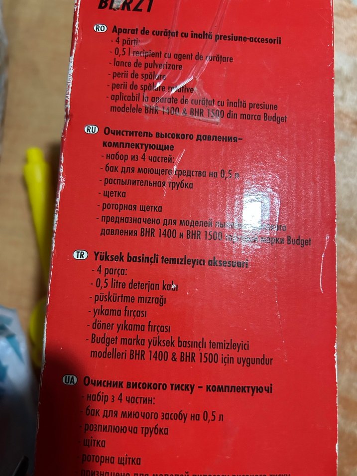 Budget Yüksek Basınçlı Temizleyici Aksesuar Seti - Görsel 3