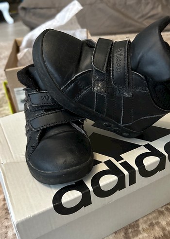 Siyah Erkek Çocuk Cırt Cırtlı Kauçuk Bot - Görsel 2