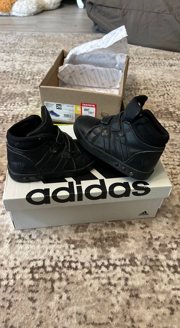 Siyah Erkek Çocuk Cırt Cırtlı Kauçuk Bot - Görsel 5