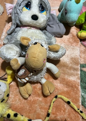 Pastel Camel Renkli Peluş Oyuncak Koyun - Görsel 3