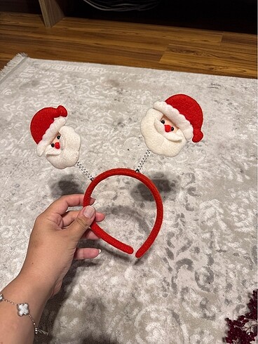 Noel baba temalı taç