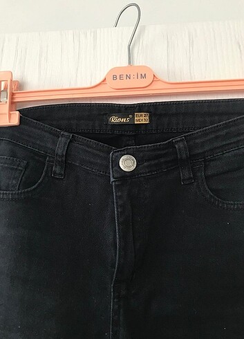 s Beden siyah Renk Kot Pantolon