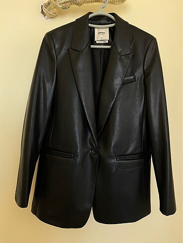 Deri blazer ceket