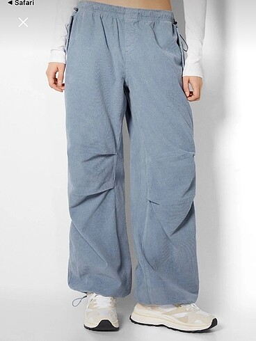 Fitilli paraşüt jogger pantolon