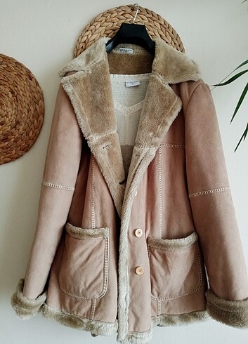 xxl Beden camel Renk Biker mont