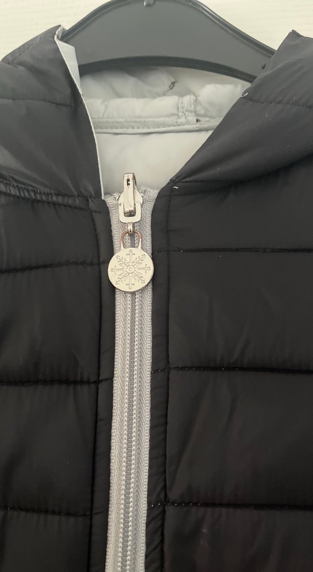 Fermuarlı Siyah Kadın Mont - Görsel 2