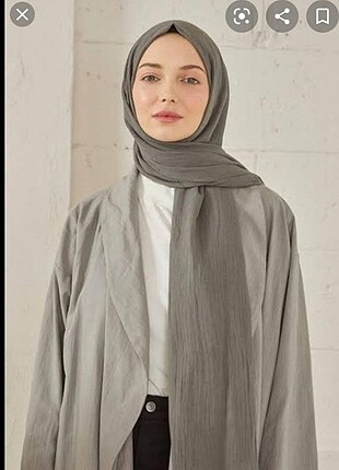 Fres scarf organik pamuk füme şal
