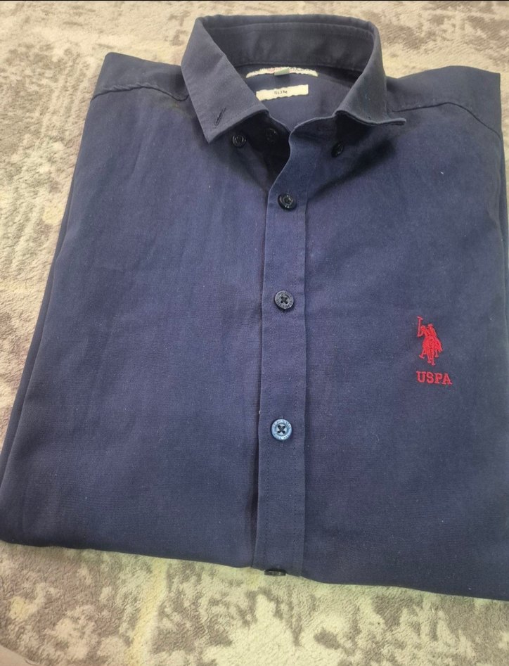 Erkek Lacivert Uzun Kollu Gömlek - Görsel 2