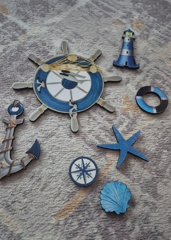 Deniz Temalı Mavi Gri Ev Dekoru - Görsel 2