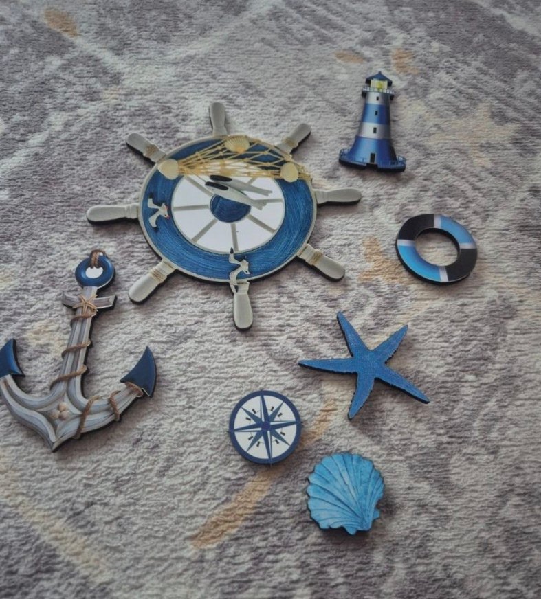 Deniz Temalı Mavi Gri Ev Dekoru - Görsel 2