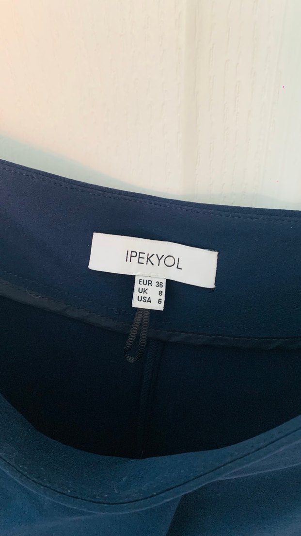 Lacivert Uzun Kapri Pantolon - Görsel 4