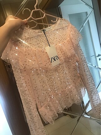 Zara orjinal bluz