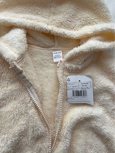 LC Waikiki Kız çocuk peluş hırka mont