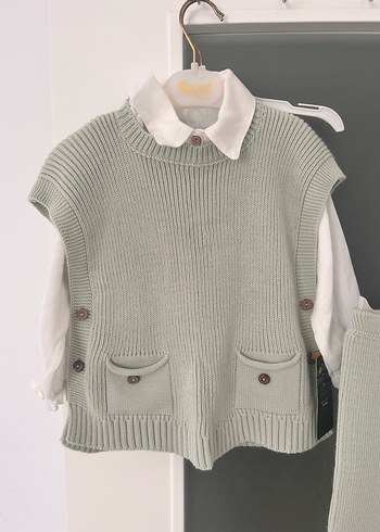 Kız çocuk triko takım 3 yaş - Görsel 2