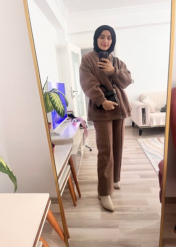 3 iplik taşlı eşofman takımı - Görsel 4