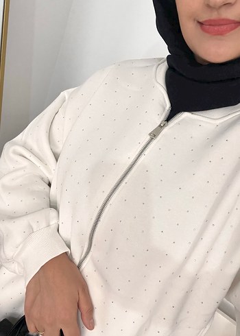 3 iplik taşlı eşofman takımı - Görsel 7