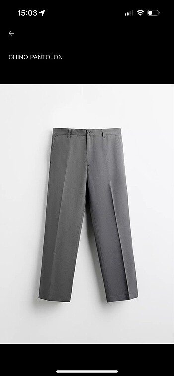 Zara erkek chino pantolon