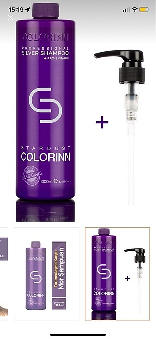 colorin mor şampuan