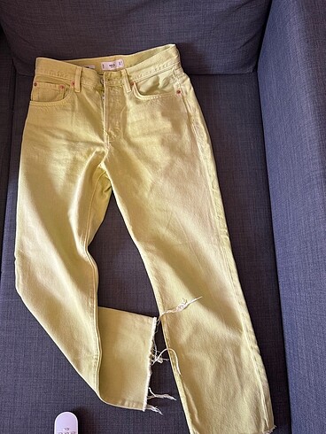 36 Beden Mango kot pantolon