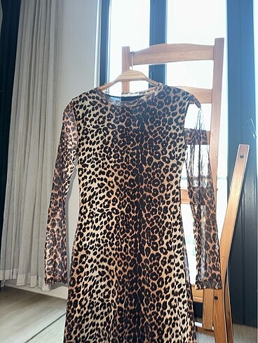 Mango Mango Leopar elbise ????