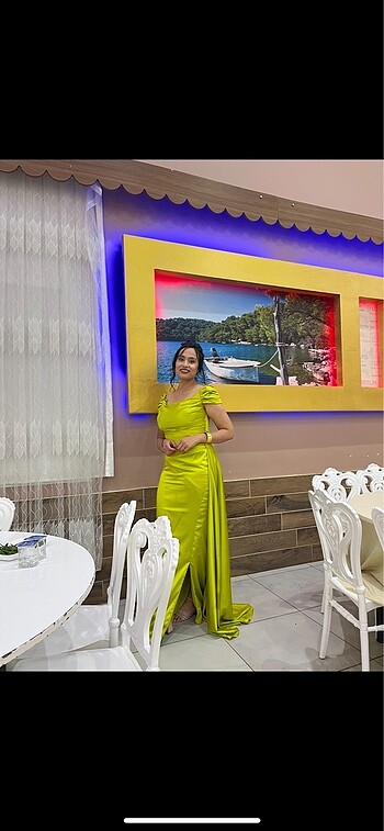Yağ yeşili abiyefon marka abiye