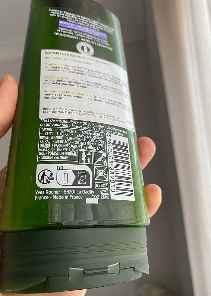 Yves Rocher Hacim Veren Saç Kremi - İnce Telli Saçlar/Volume 200 - Görsel 2