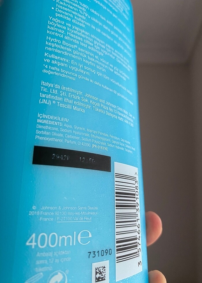 Neutrogena Hydro Boost Ultra Hafif Jel Vücut Losyonu - Görsel 4