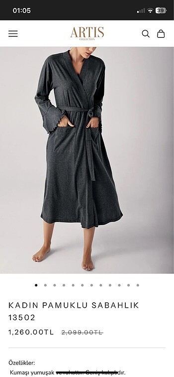 Hamile sabahlık - Görsel 2