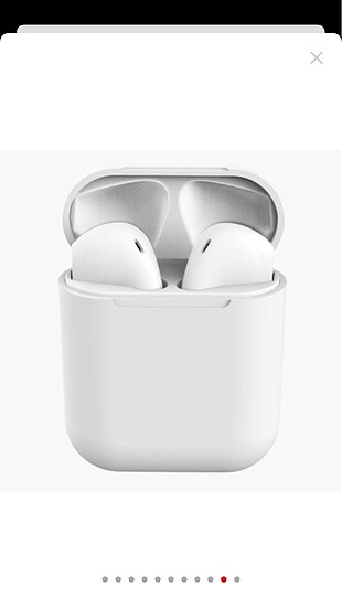İ12 Beyaz Airpods Bluetooth kablosuz kulaklık