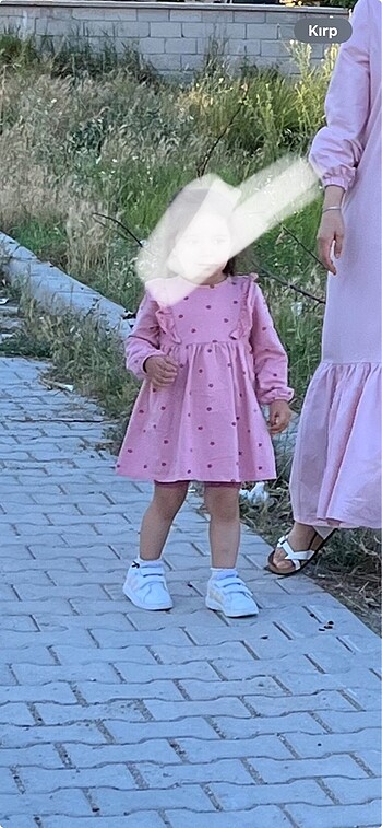 24-36 Ay Beden pembe Renk Elbise