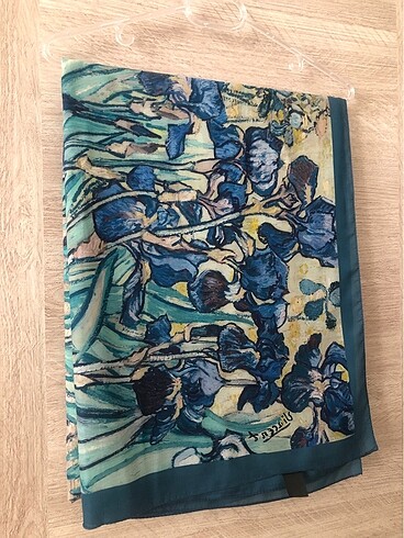 Van gogh tablo desenli şal