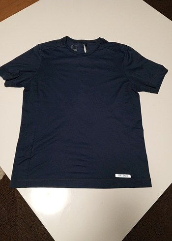 Decathlon lacivert Erkek Kısa Kollu Basic Tişört
