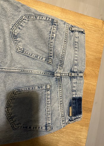 Kadın açık mavi denim Jean - Görsel 3