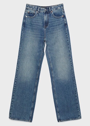 Gri Mavi Kadın Denim Pantolon - Görsel 3