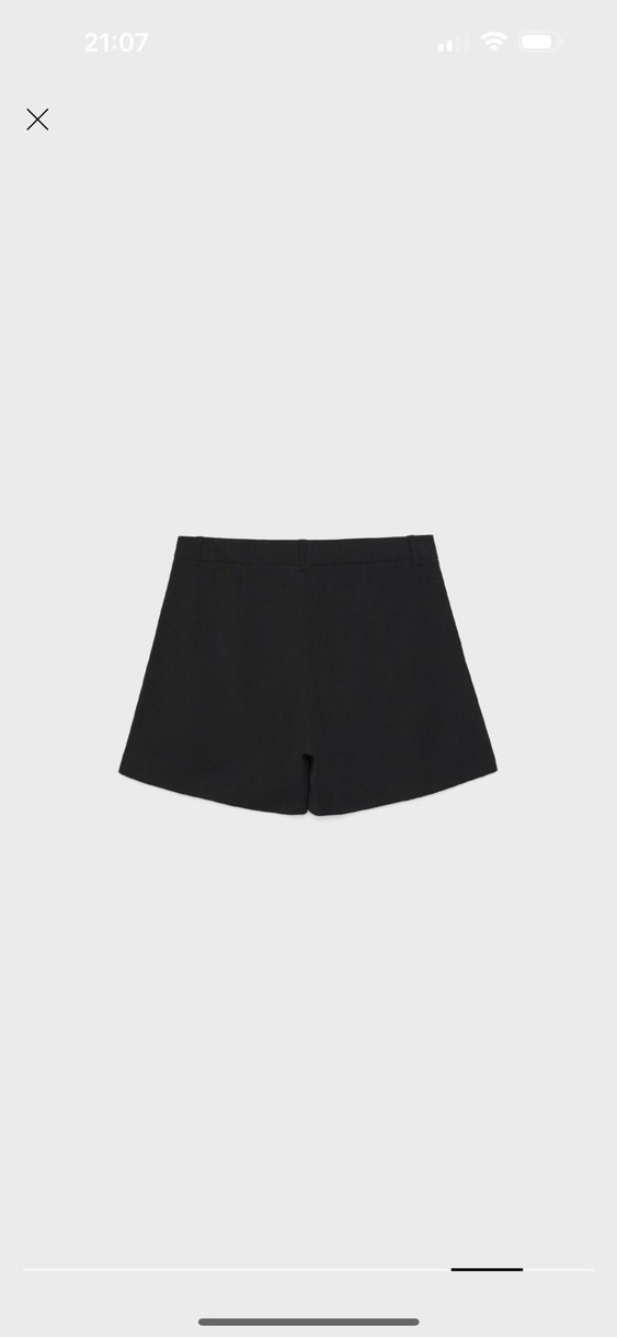 Siyah şık Mini Şort - Görsel 2