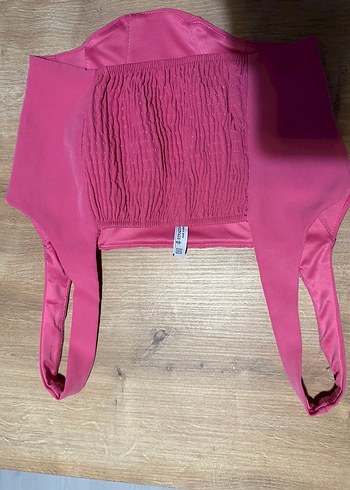 Pembe Straplez Bantlı Kadın Büstiyer - Görsel 2