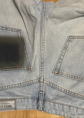 Buz mavi straight Bol Kesim Denim Jean - Görsel 4