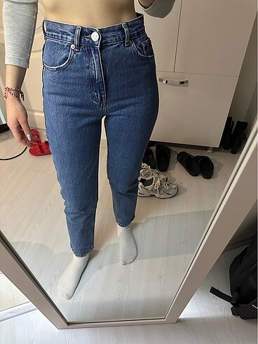 34 Beden lacivert Renk Pull and bear Jean